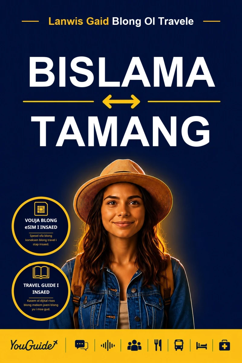 Portada: The Language Guide for Travelers - Bislama to Tamang