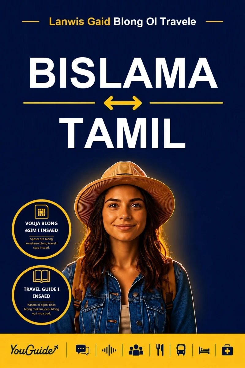 Portada: The Language Guide for Travelers - Bislama to Tamil