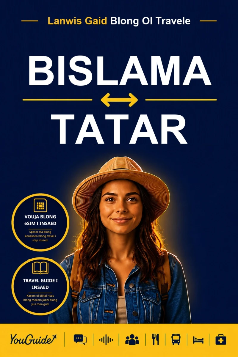 Portada: The Language Guide for Travelers - Bislama to Tatar