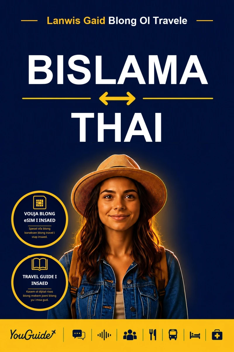 Portada: The Language Guide for Travelers - Bislama to Thai