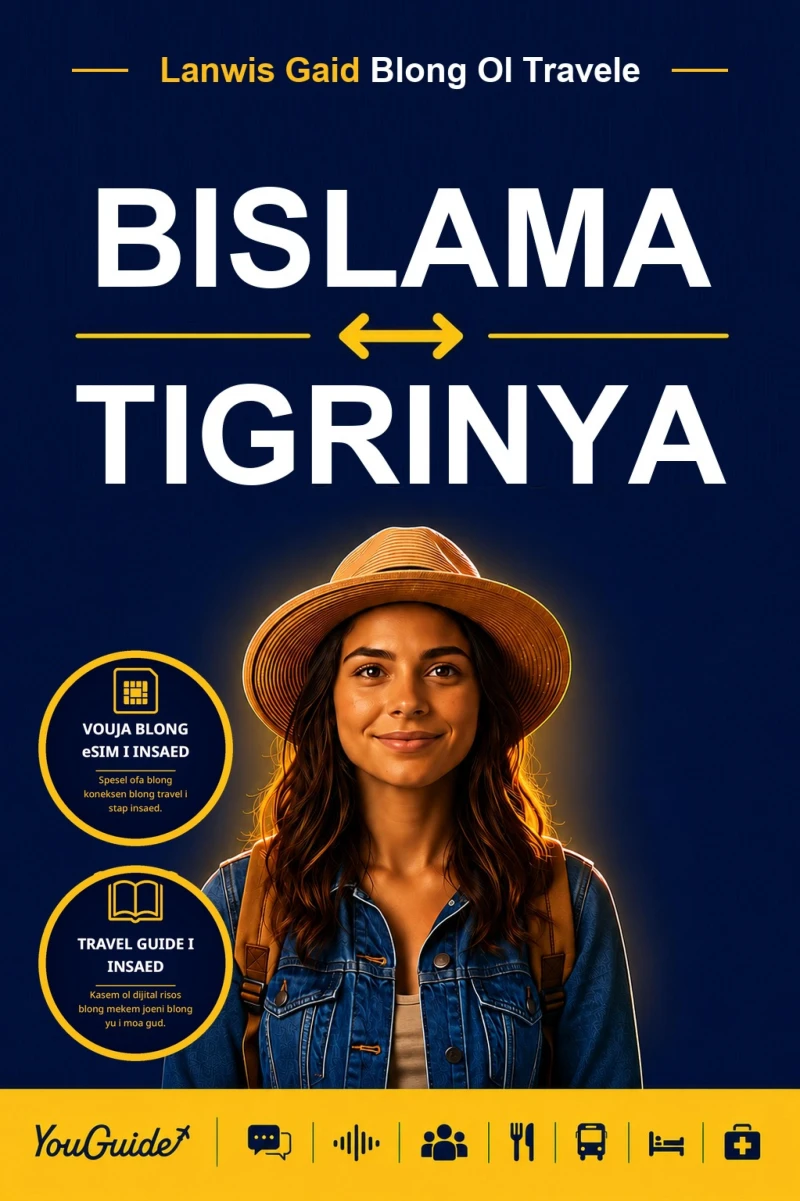 Portada: The Language Guide for Travelers - Bislama to Tigrinya