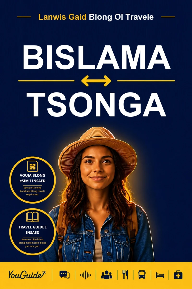 Portada: The Language Guide for Travelers - Bislama to Tsonga