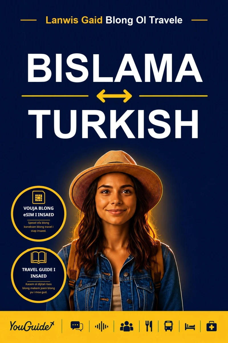 Portada: The Language Guide for Travelers - Bislama to Turkish