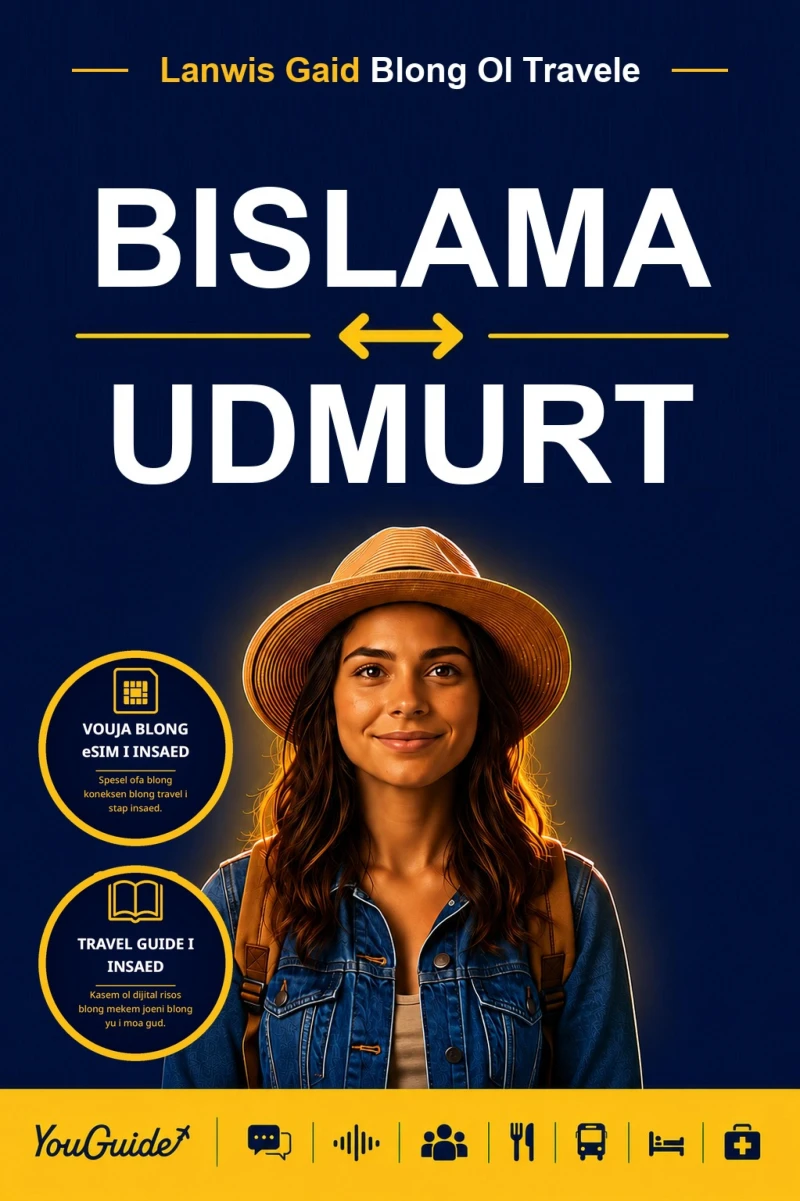 Portada: The Language Guide for Travelers - Bislama to Udmurt