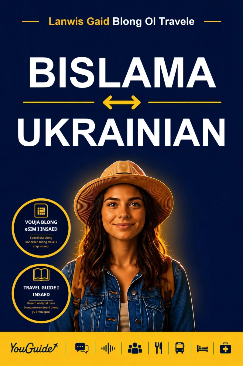 Portada: The Language Guide for Travelers - Bislama to Ukrainian