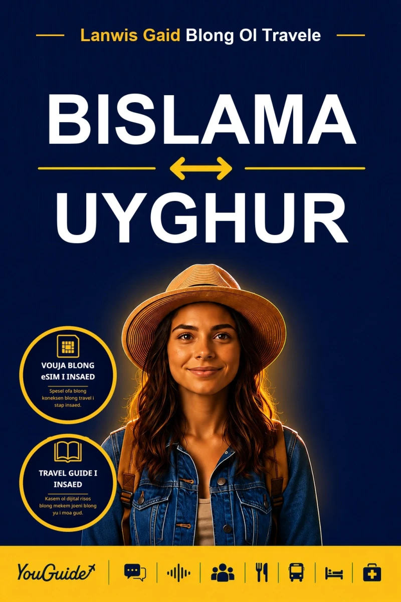 Portada: The Language Guide for Travelers - Bislama to Uyghur