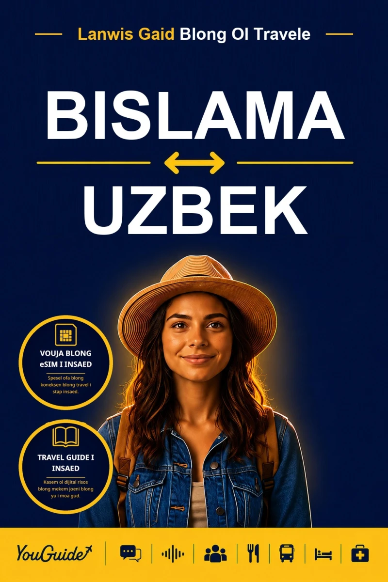 Portada: The Language Guide for Travelers - Bislama to Uzbek