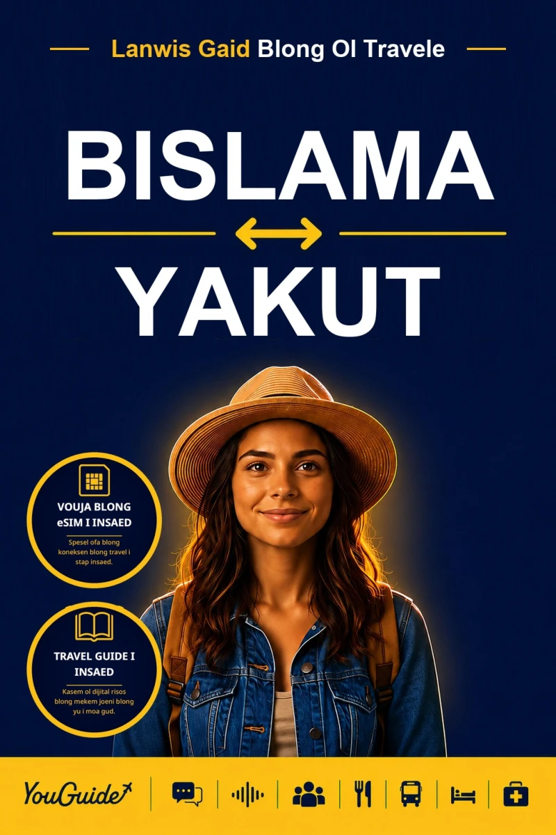 Portada: The Language Guide for Travelers - Bislama to Yakut