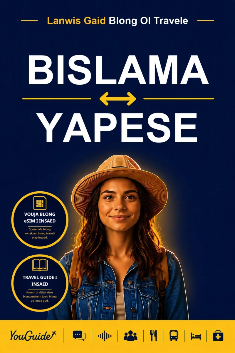 Portada: The Language Guide for Travelers - Bislama to Yapese