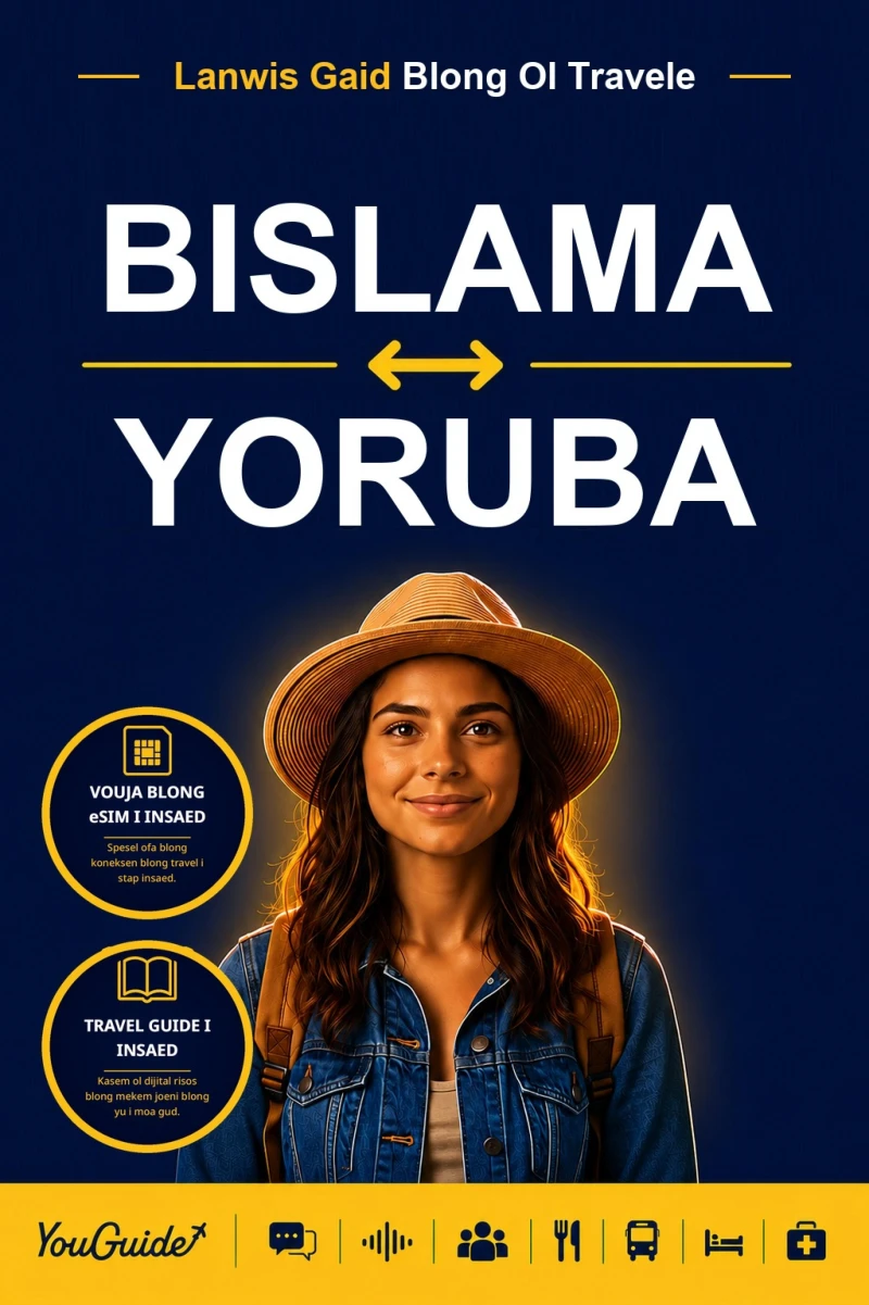 Portada: The Language Guide for Travelers - Bislama to Yoruba