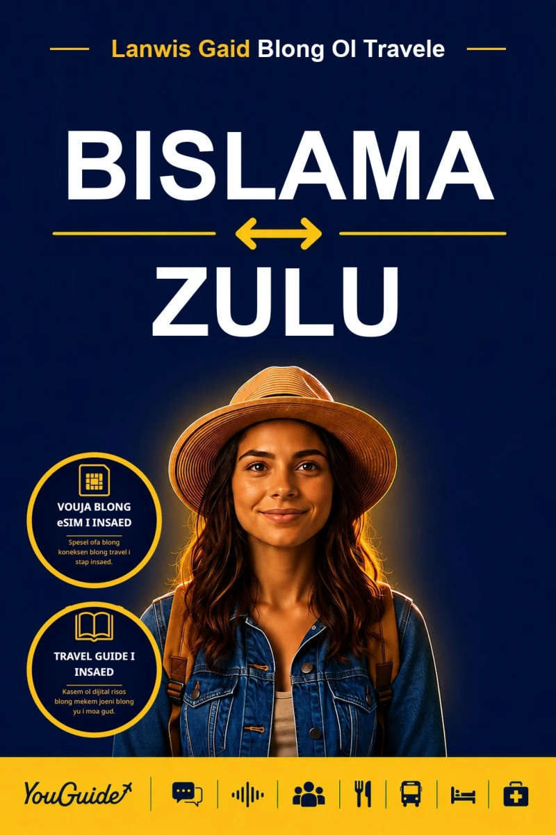 Portada: The Language Guide for Travelers - Bislama to Zulu