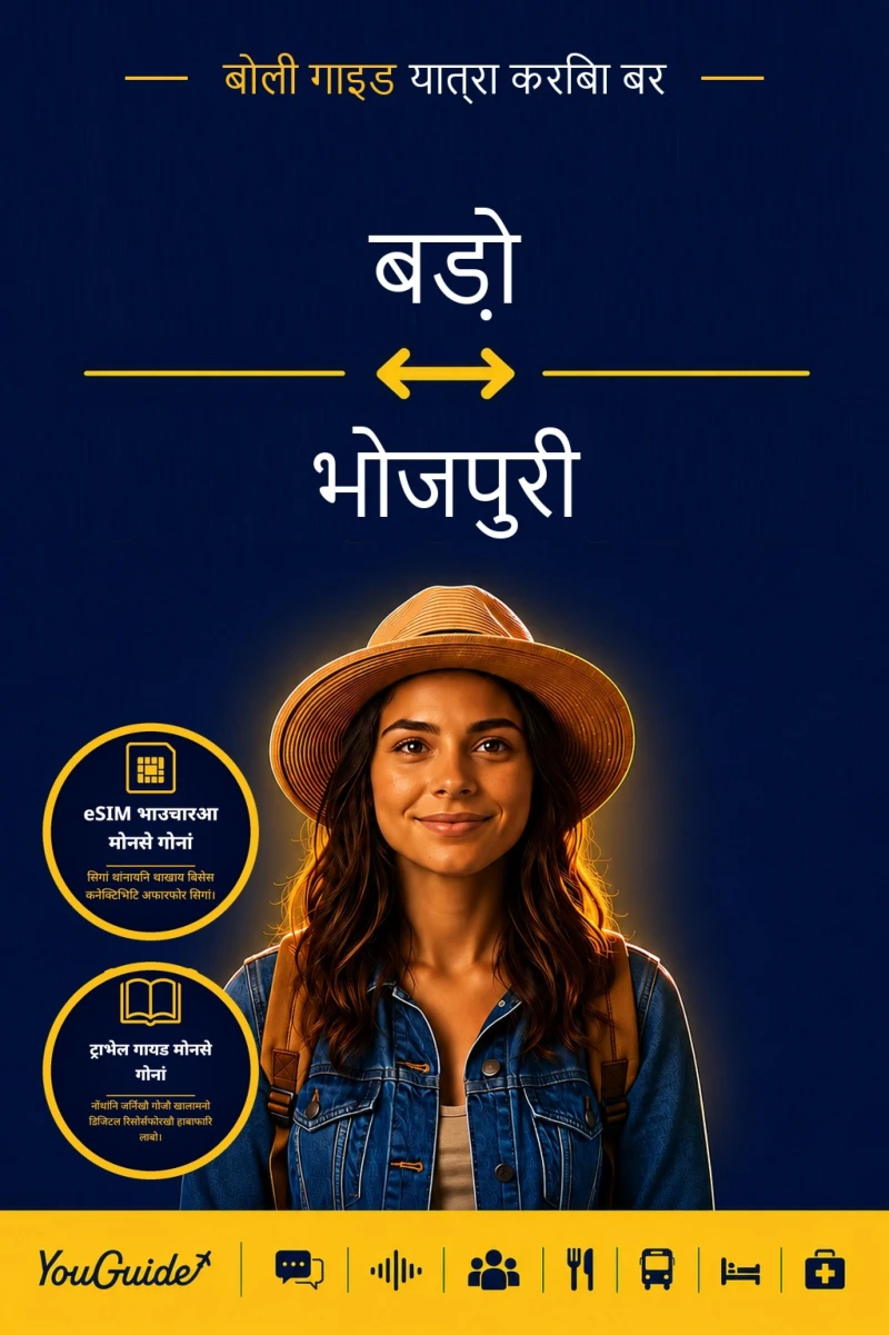 Portada: The Language Guide for Travelers - Bodo to Bhojpuri