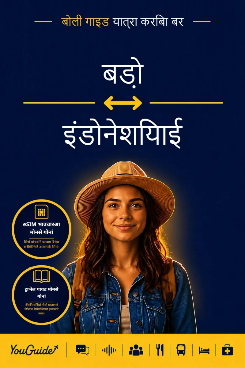 Portada: The Language Guide for Travelers - Bodo to Indonesian