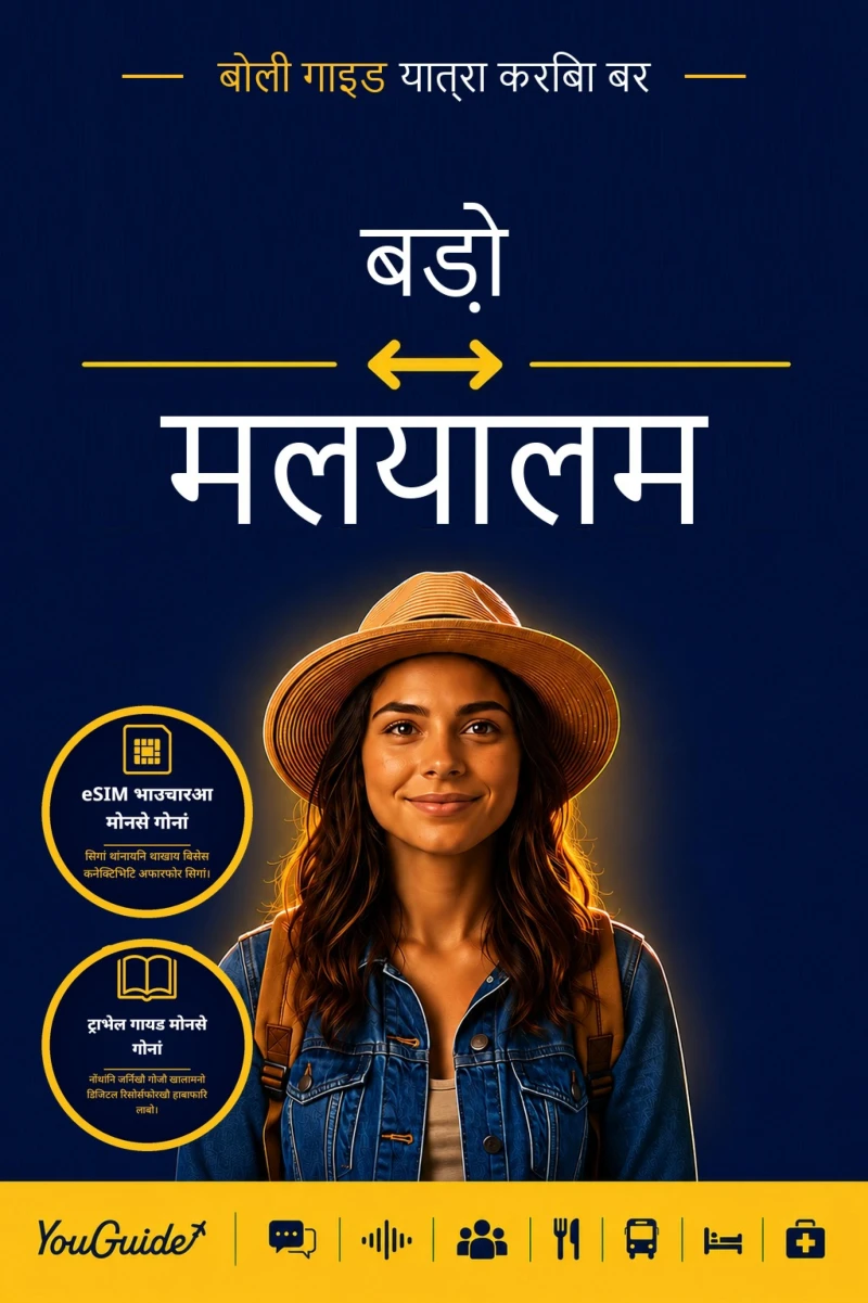 Portada: The Language Guide for Travelers - Bodo to Malayalam