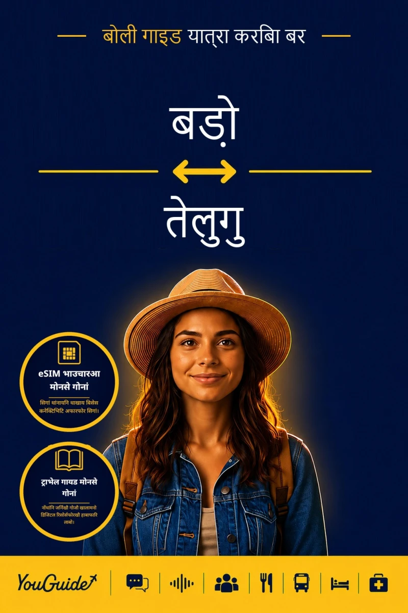 Portada: The Language Guide for Travelers - Bodo to Telugu