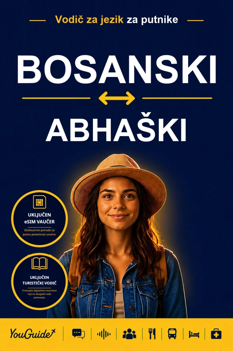 Portada: The Language Guide for Travelers - Bosnian to Abkhaz
