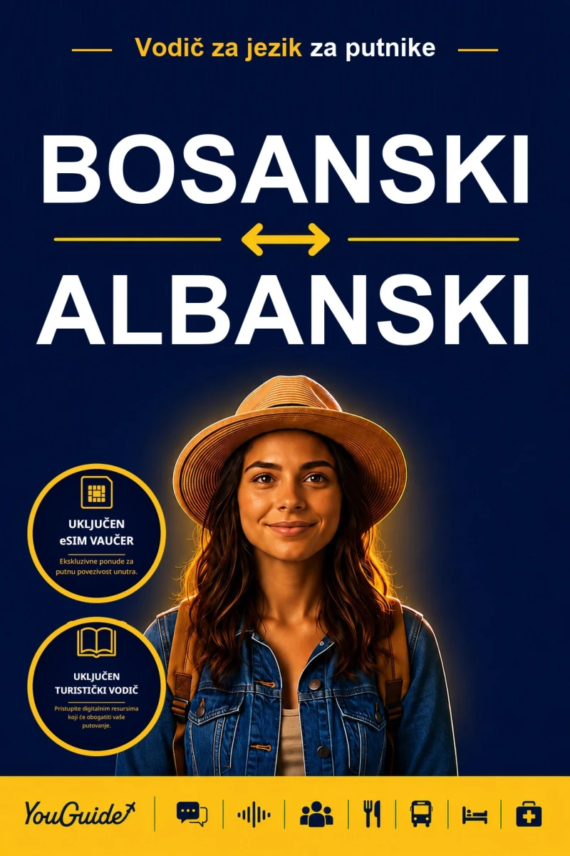 Portada: The Language Guide for Travelers - Bosnian to Albanian