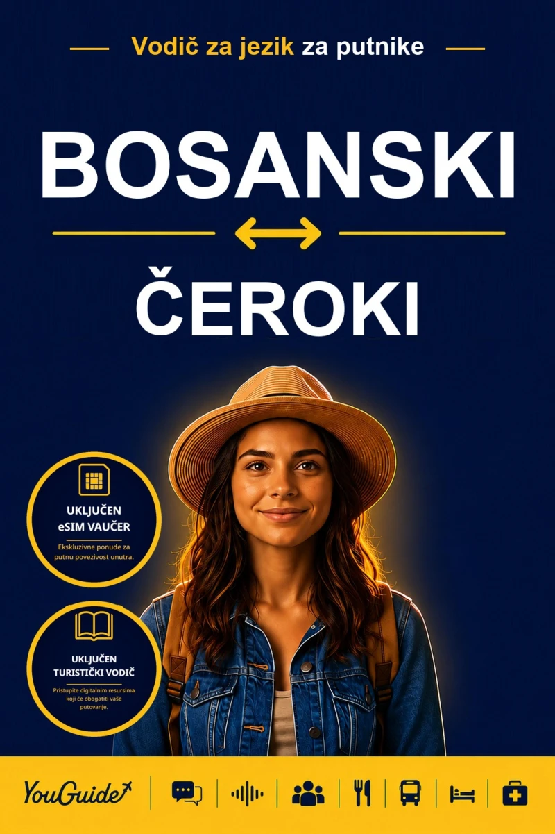 Portada: The Language Guide for Travelers - Bosnian to Cherokee