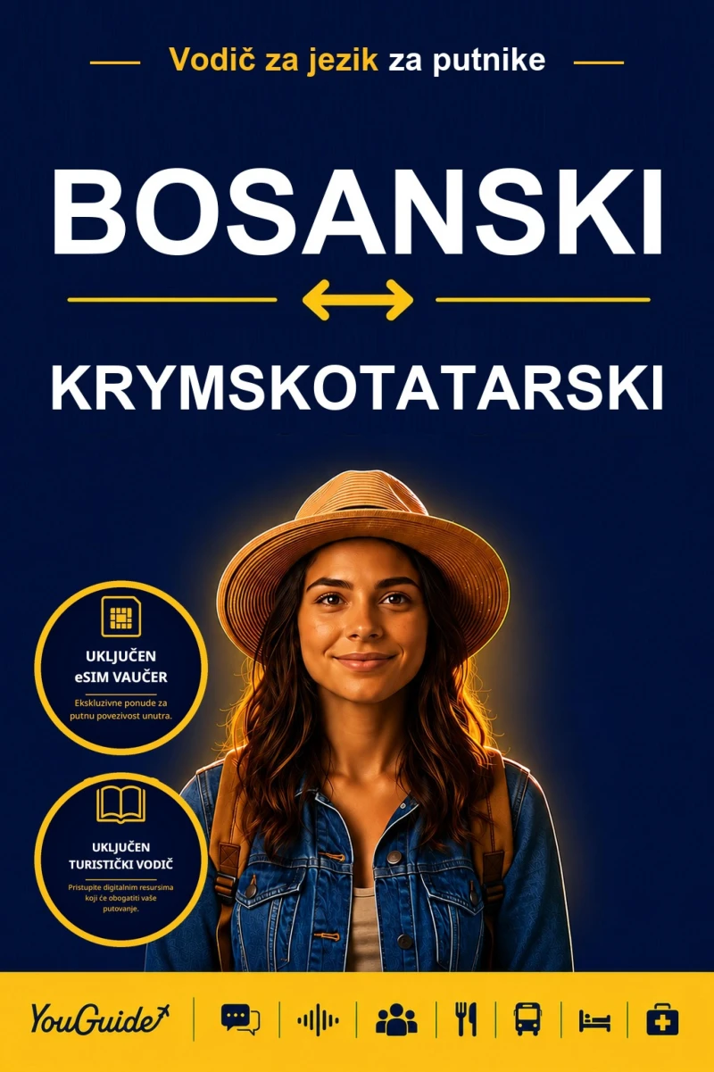 Portada: The Language Guide for Travelers - Bosnian to Crimean Tatar