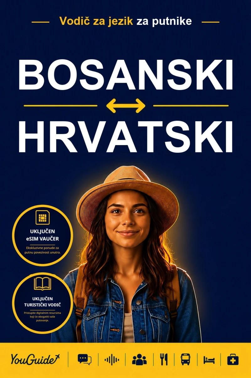 Portada: The Language Guide for Travelers - Bosnian to Croatian