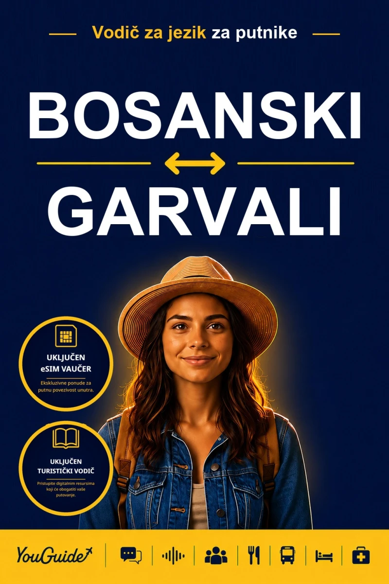 Portada: The Language Guide for Travelers - Bosnian to Garhwali