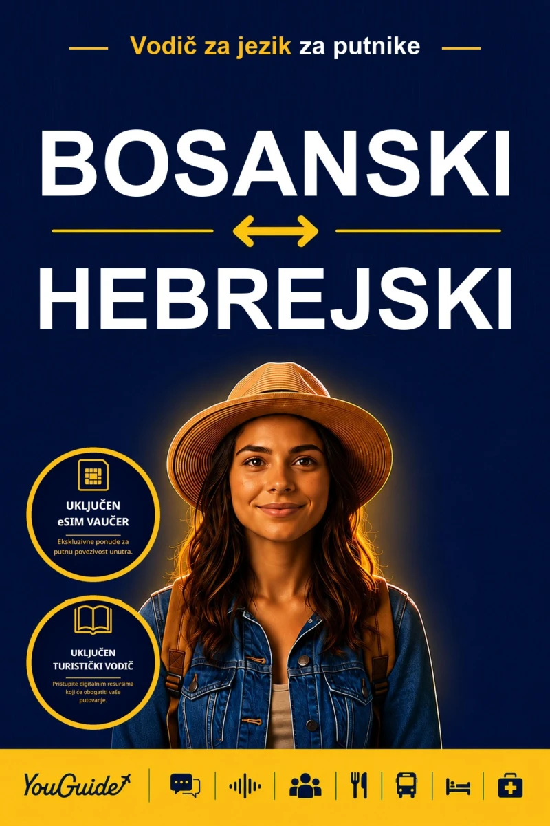 Portada: The Language Guide for Travelers - Bosnian to Hebrew