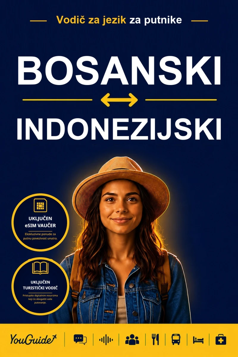 Portada: The Language Guide for Travelers - Bosnian to Indonesian