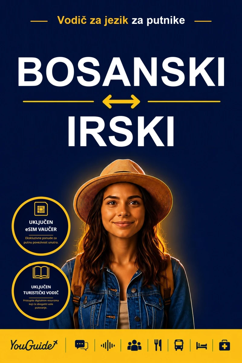 Portada: The Language Guide for Travelers - Bosnian to Irish