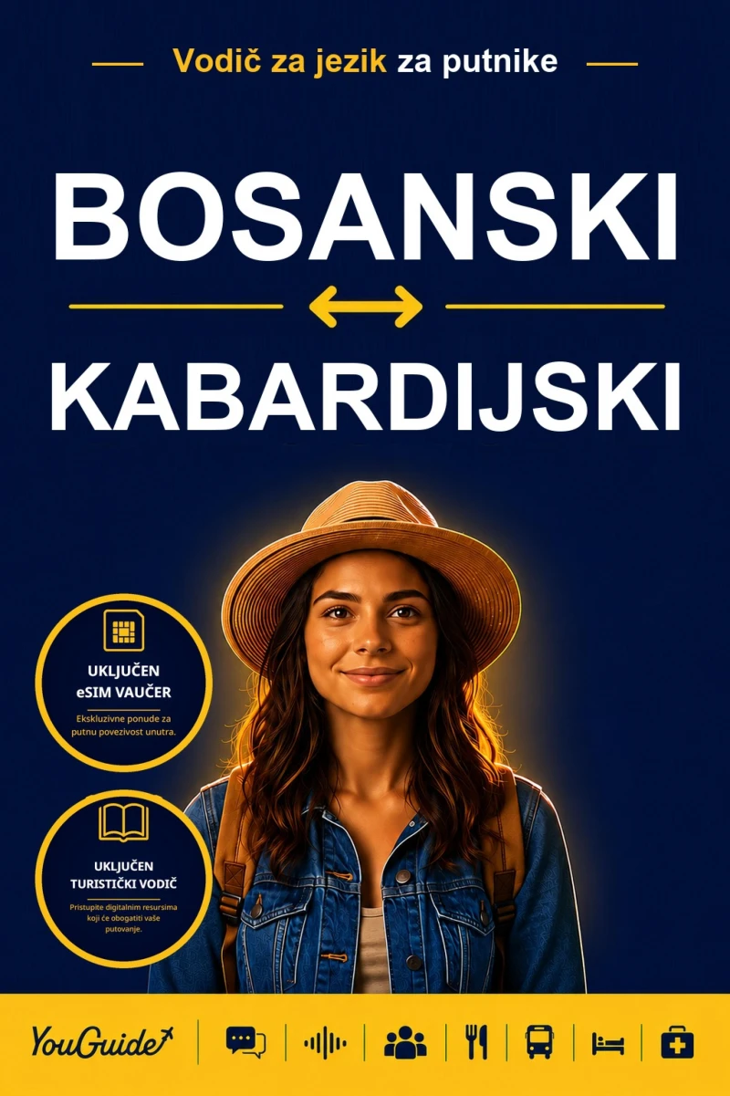 Portada: The Language Guide for Travelers - Bosnian to Kabardian