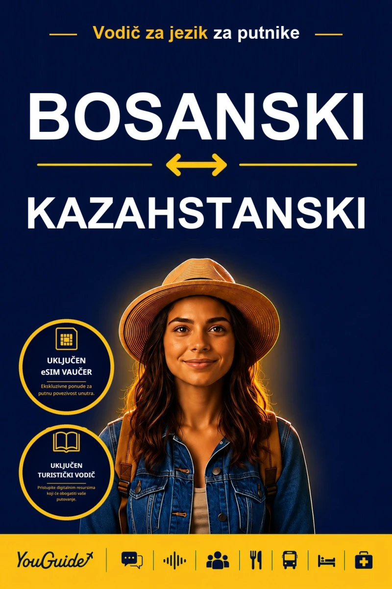Portada: The Language Guide for Travelers - Bosnian to Kazakh