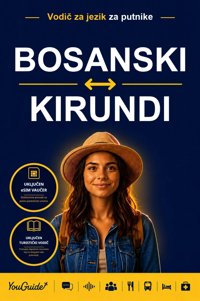 Portada: The Language Guide for Travelers - Bosnian to Kirundi