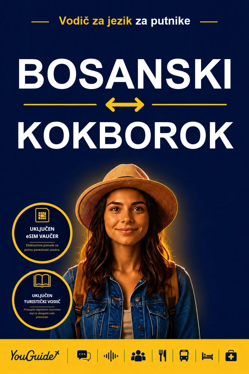 Portada: The Language Guide for Travelers - Bosnian to Kokborok