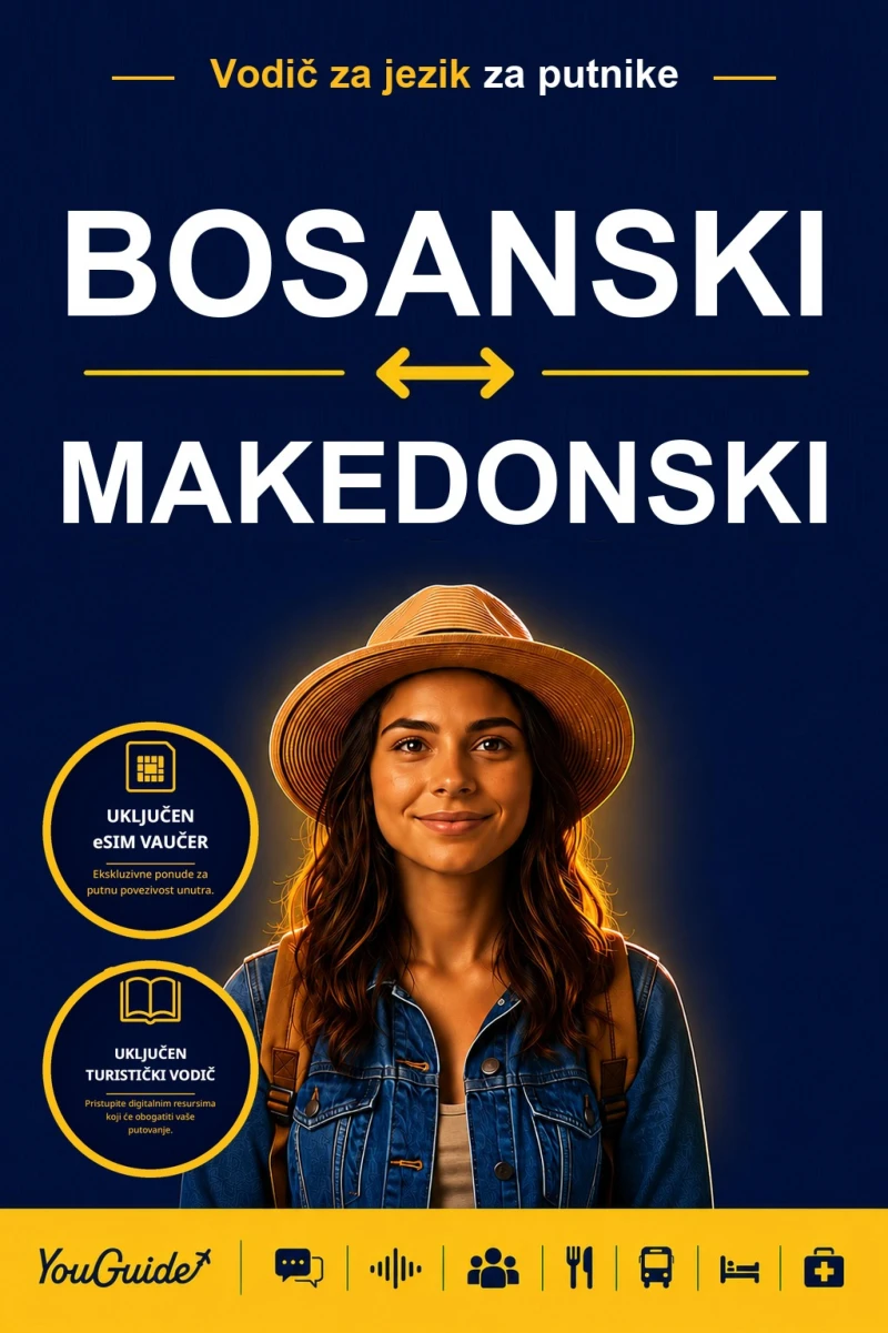 Portada: The Language Guide for Travelers - Bosnian to Macedonian
