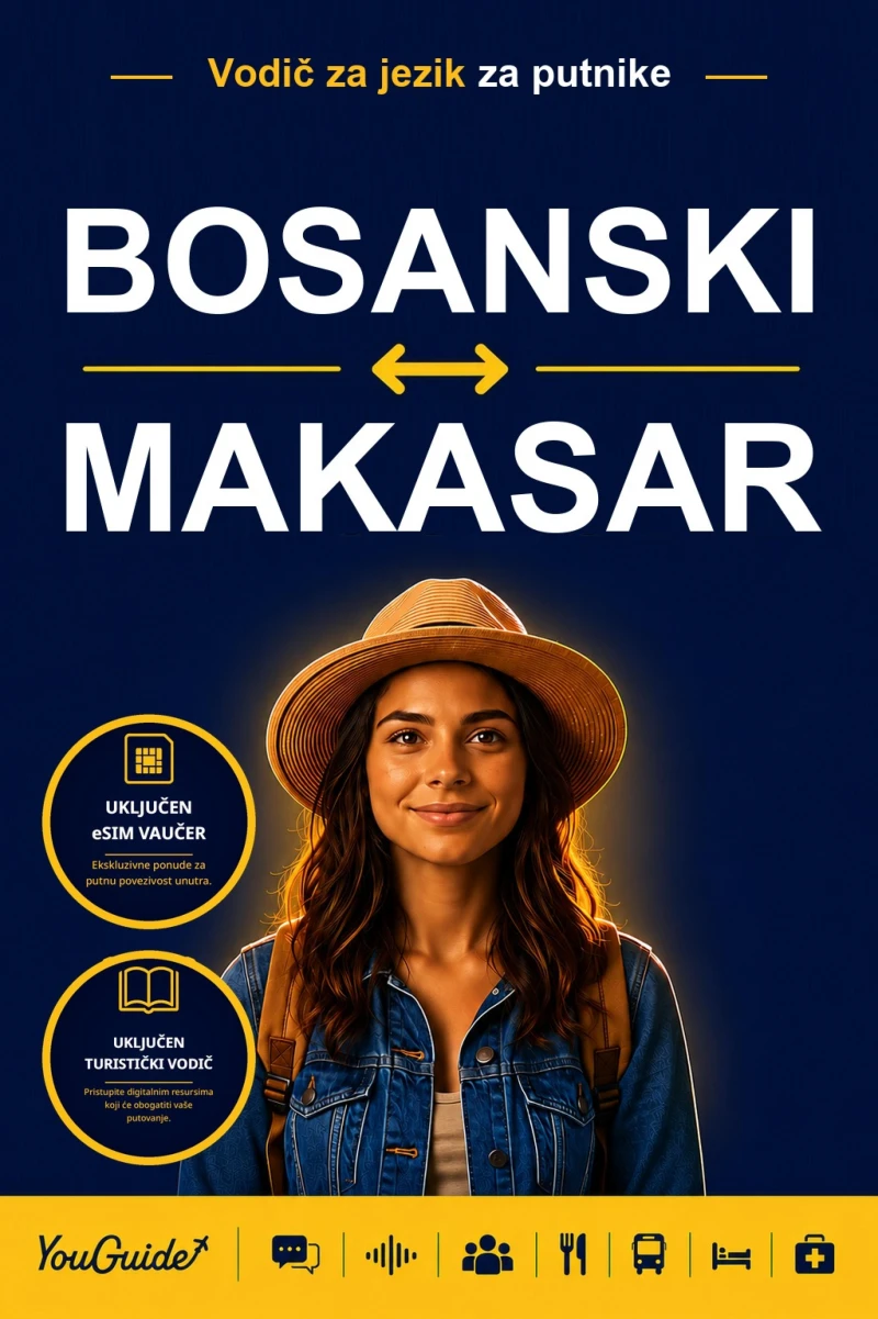 Portada: The Language Guide for Travelers - Bosnian to Makassarese