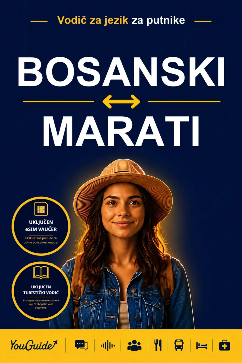 Portada: The Language Guide for Travelers - Bosnian to Marathi