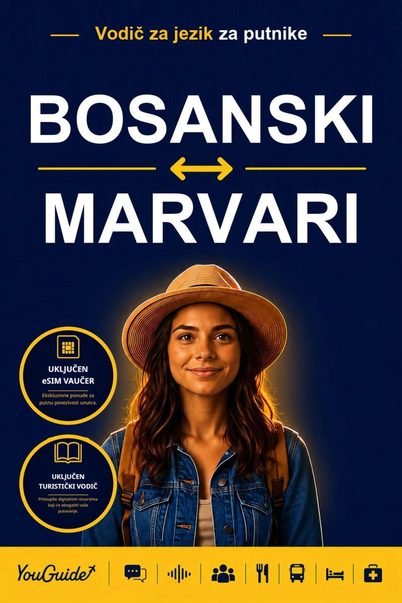 Portada: The Language Guide for Travelers - Bosnian to Marwari