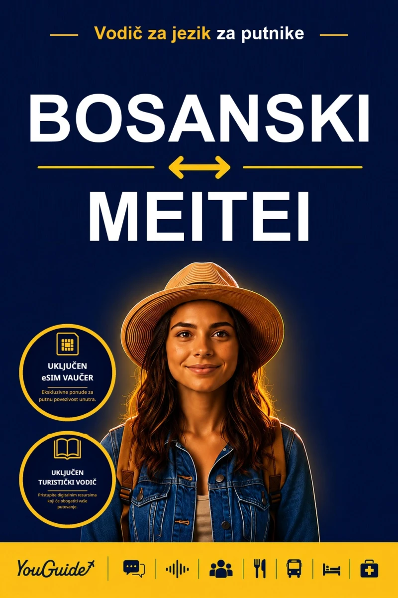Portada: The Language Guide for Travelers - Bosnian to Meitei