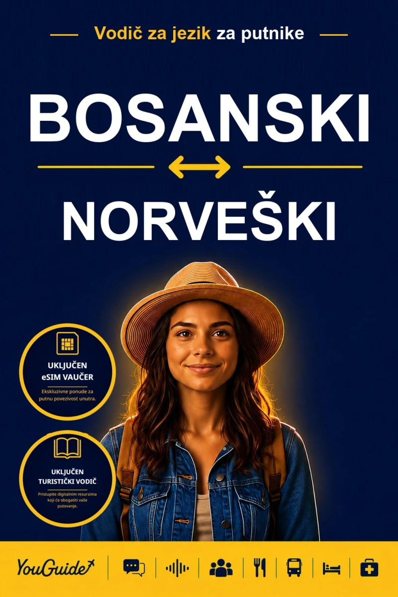 Portada: The Language Guide for Travelers - Bosnian to Norwegian