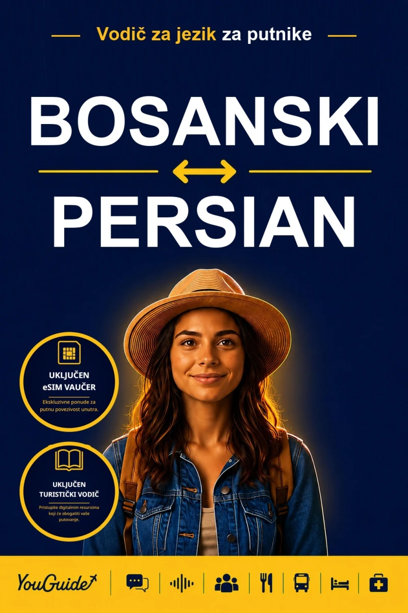 Portada: The Language Guide for Travelers - Bosnian to Persian