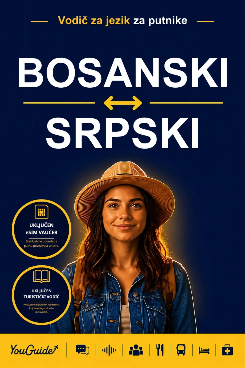 Portada: The Language Guide for Travelers - Bosnian to Serbian