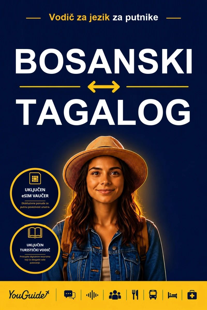 Portada: The Language Guide for Travelers - Bosnian to Tagalog