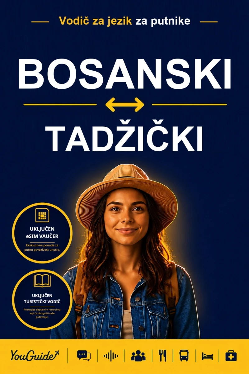 Portada: The Language Guide for Travelers - Bosnian to Tajik
