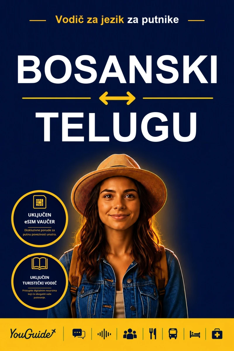Portada: The Language Guide for Travelers - Bosnian to Telugu