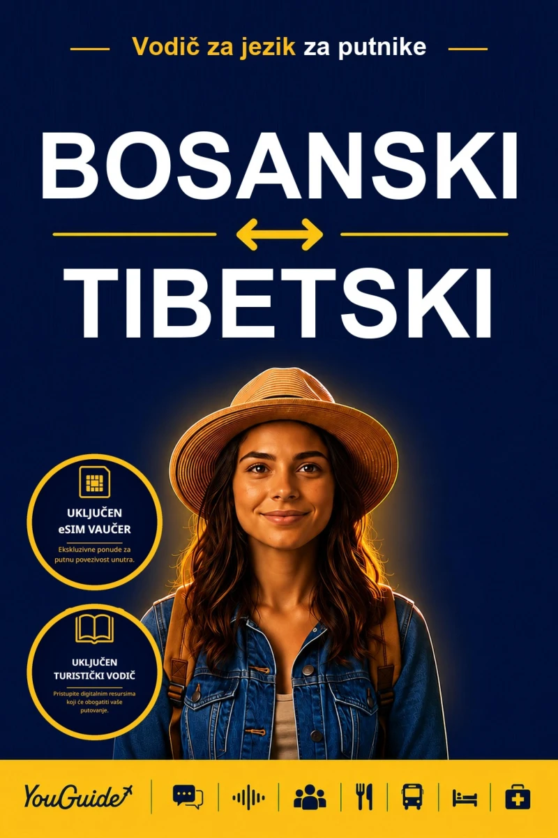 Portada: The Language Guide for Travelers - Bosnian to Tibetan