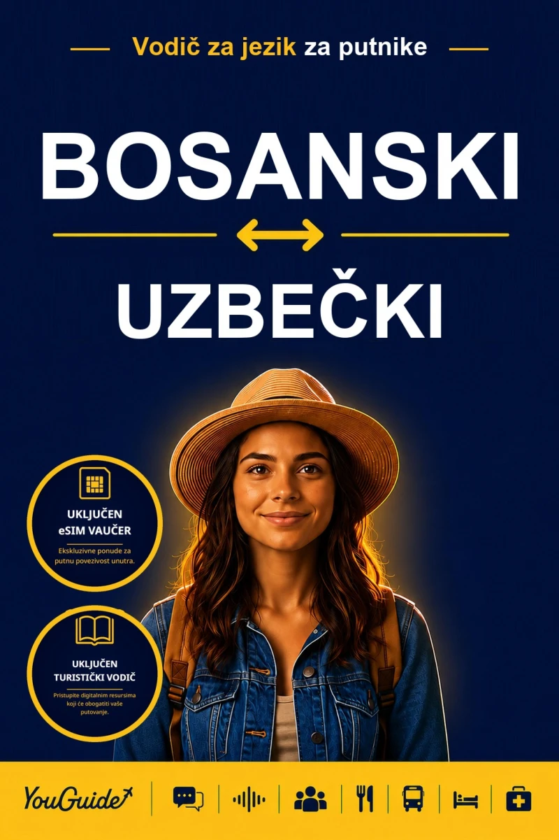 Portada: The Language Guide for Travelers - Bosnian to Uzbek