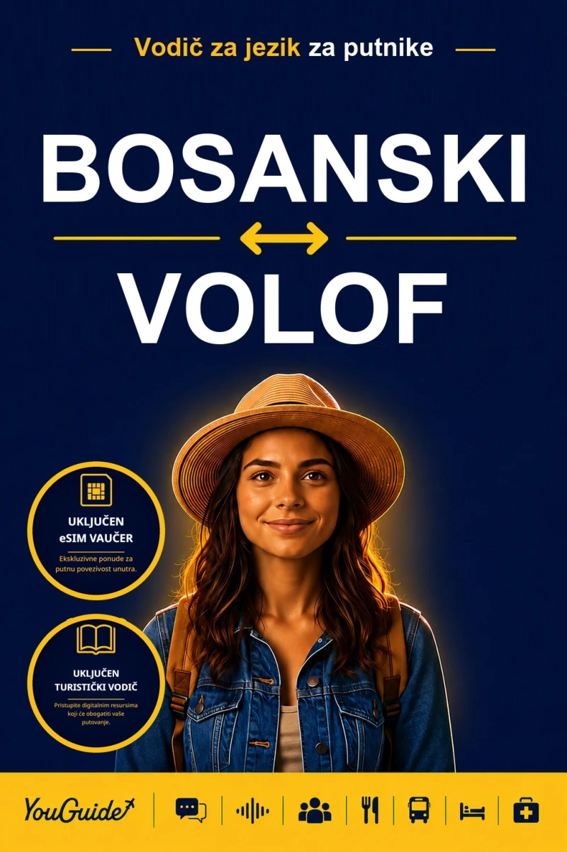 Portada: The Language Guide for Travelers - Bosnian to Wolof