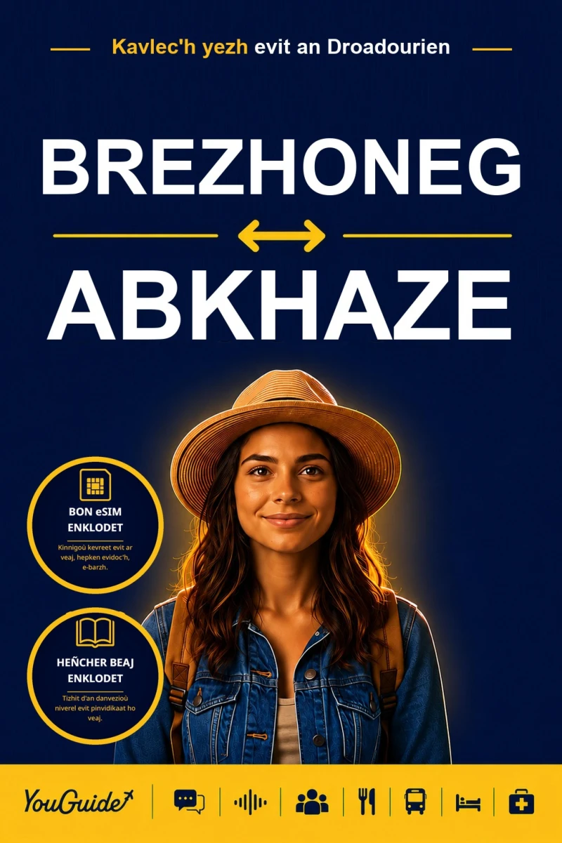 Portada: The Language Guide for Travelers - Breton to Abkhaz