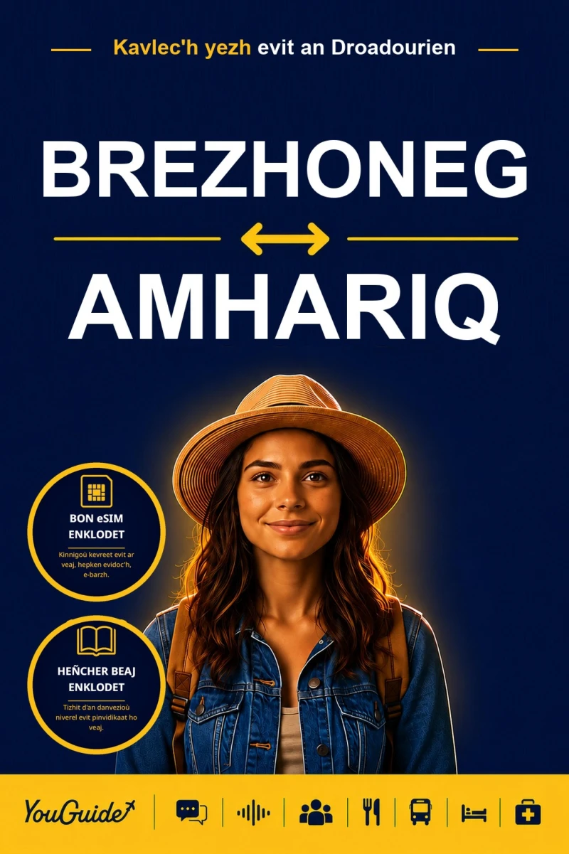 Portada: The Language Guide for Travelers - Breton to Amharic