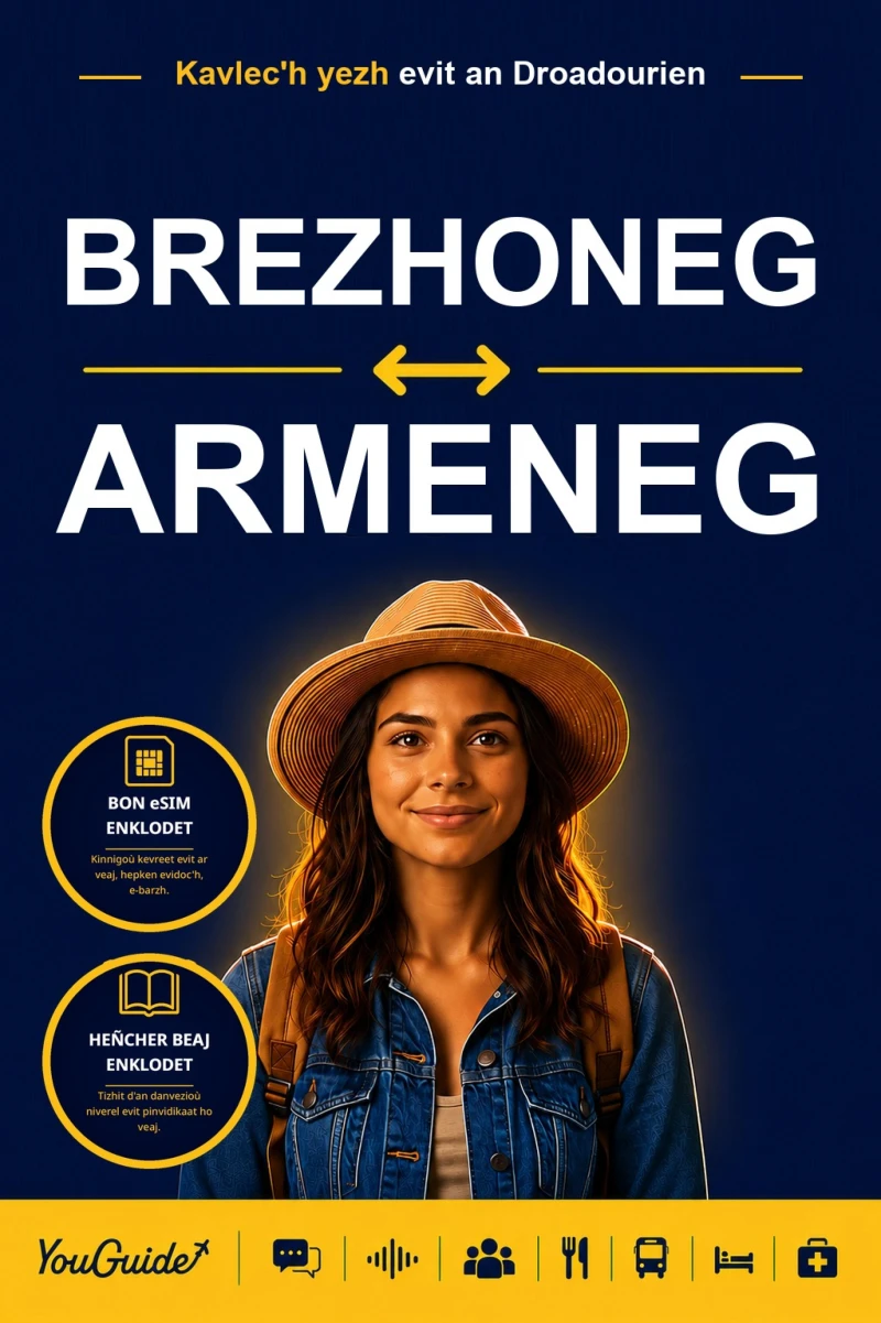 Portada: The Language Guide for Travelers - Breton to Armenian