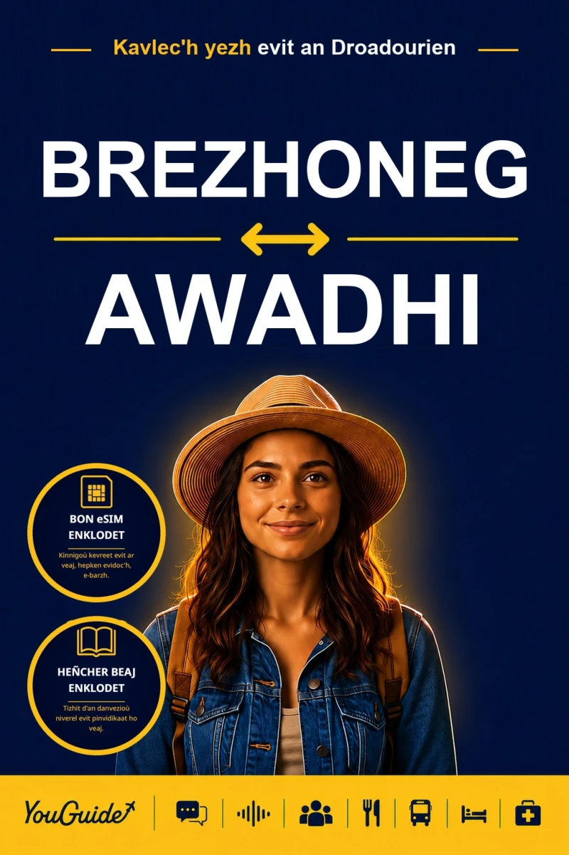 Portada: The Language Guide for Travelers - Breton to Awadhi
